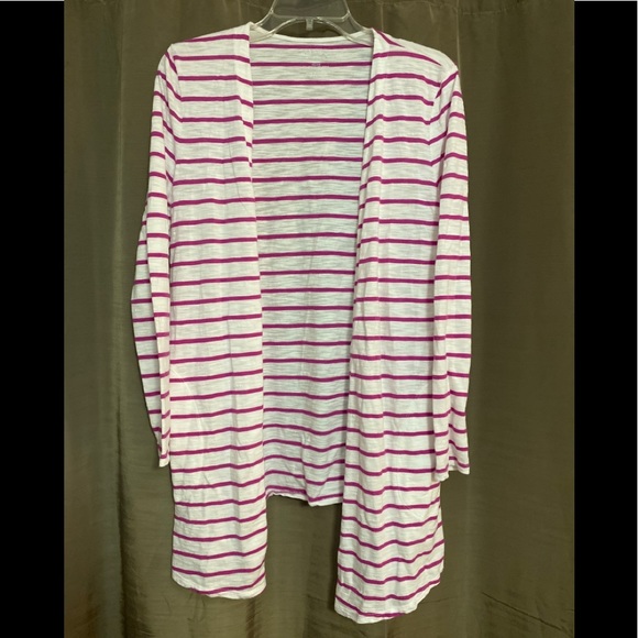 Chico's Sweaters - Chico’s Striped Cardigan Size 0